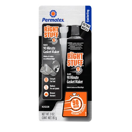 Permatex The Right Stuff 90 Minute Gasket Maker Tube - BLACK - 3oz 25228